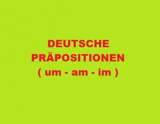 Deutsche Präposition